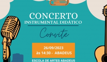 ABADEUS realiza novamente o Concerto Instrumental Didático 