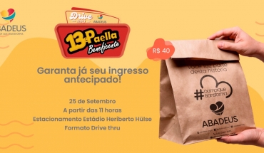 Abadeus inicia venda de ingressos para a sua 13ª Paella Beneficente