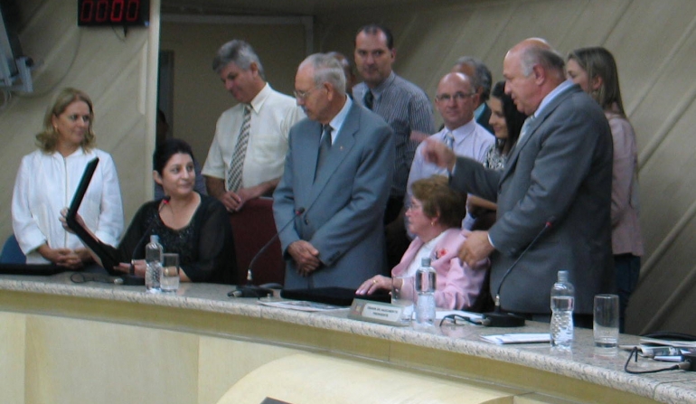 Diretora da Abadeus é homenageada